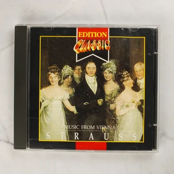 J. Strauss - Music from Vienna I CD előlapja a normál CD-tokban