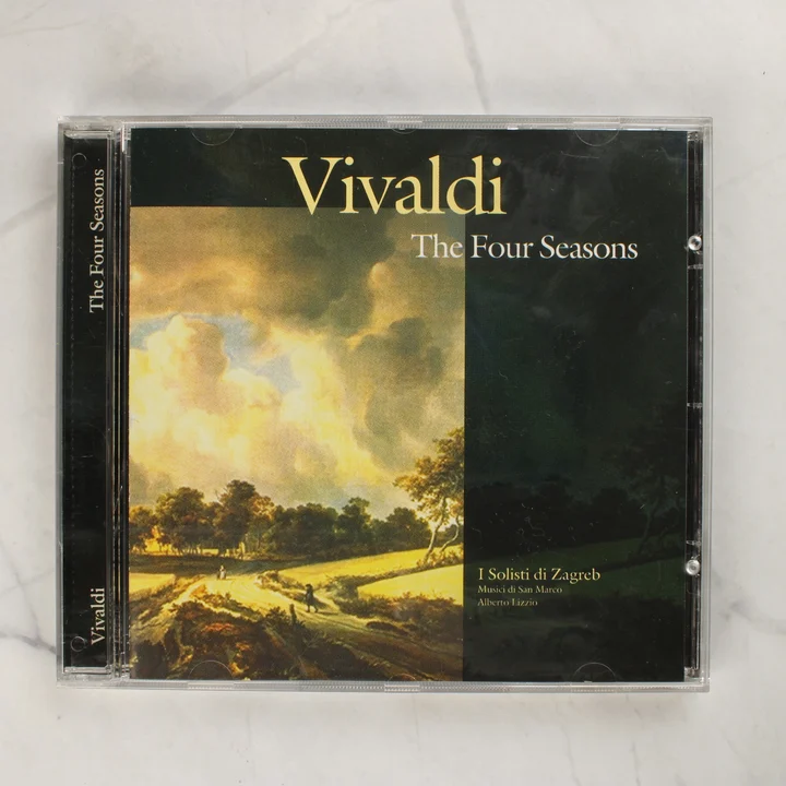 Vivaldi: The Four Seasons CD előlap Vivaldi: The Four Seasons CD előlapja klasszikus tájképpel