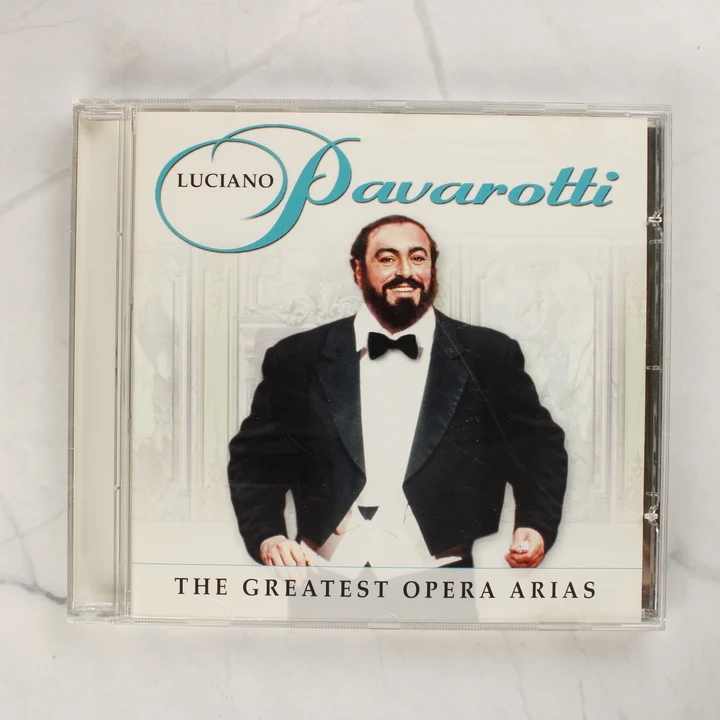 Luciano Pavarotti - The Greatest Opera Arias CD előlap Luciano Pavarotti - The Greatest Opera Arias CD elülső borítója a műanyag tokban