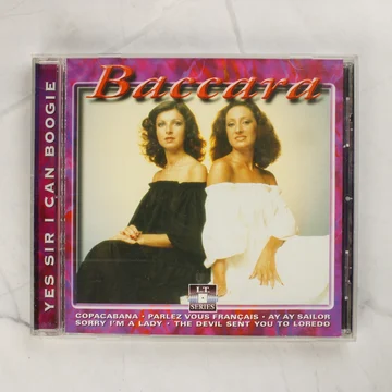 Baccara - Yes Sir I Can Boogie CD előlapja a tokban