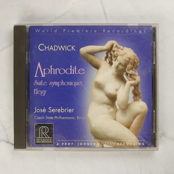 Chadwick - Aphrodite CD előlapja a kék borítóval és a szobor ábrázolásával