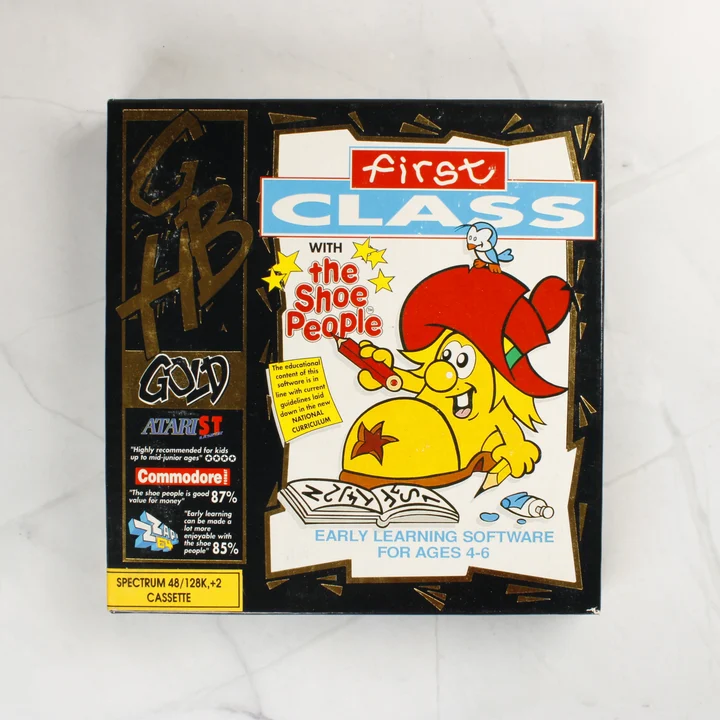 A First Class with the Shoe People videójáték dobozának előlapja