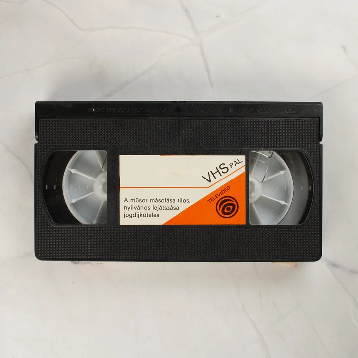 The Transformers: The Movie fekete VHS kazetta Televideo címkével