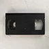 Fekete színű VHS kazetta felülről nézve