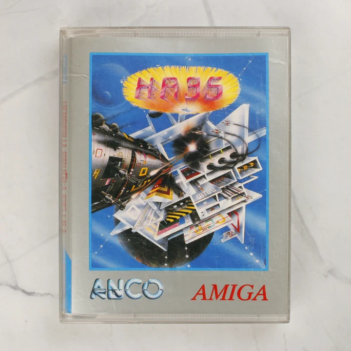 Az XR35 Fighter Mission Amiga videójáték tokjának előlapja az Anco logóval
