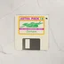 A Shufflepuck Café Amiga játék 3,5 colos floppy lemeze