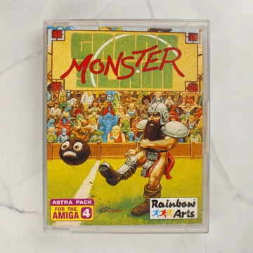 A Grand Monster Slam Amiga videójáték előlapi borítója a műanyag tokban