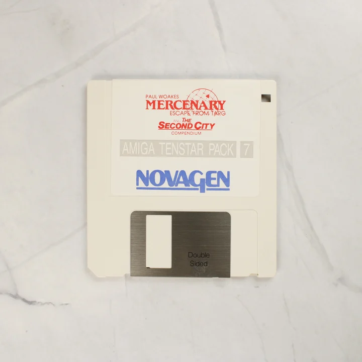 Mercenary Escape from Targ Amiga floppy lemez A Mercenary Escape from Targ Amiga játék 3,5 colos floppy lemeze
