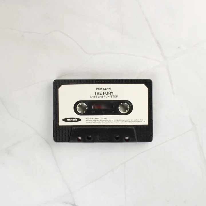 The Fury Commodore 64 kazetta The Fury videójáték kazetta