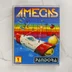 Az Amegas Amiga videójáték színes papírborítójának előlapja a műanyag tokban