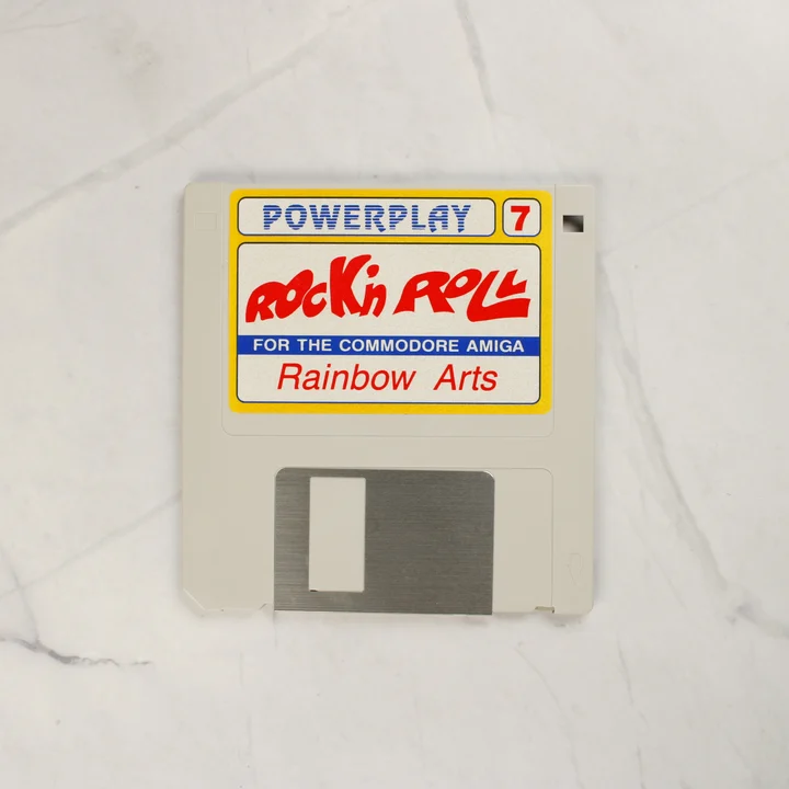 Rock'n Roll Amiga floppy lemez A Rock'n Roll játék 3,5 colos floppy lemeze Commodore Amiga platformra