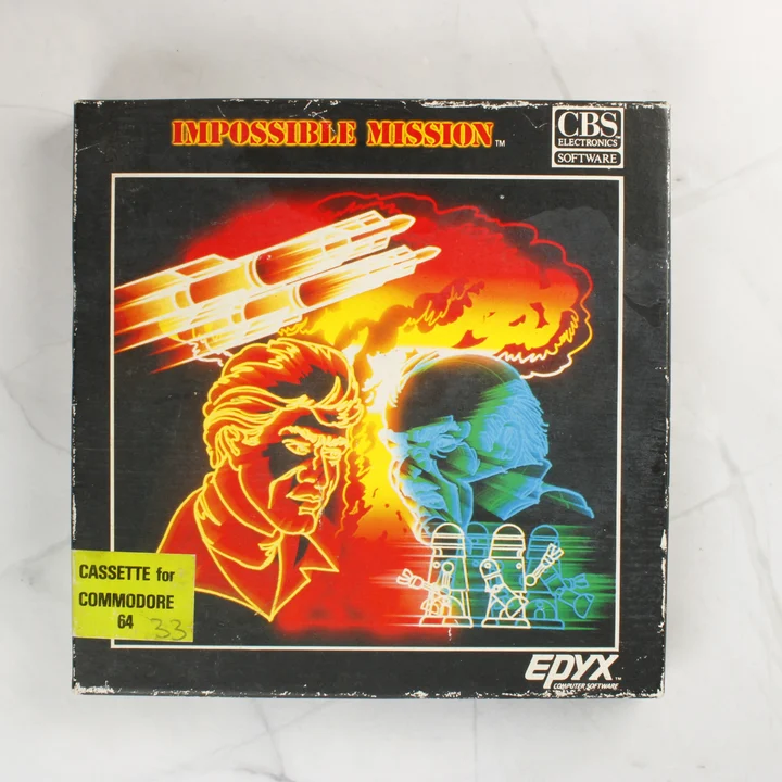 Impossible Mission Commodore 64 játék dobozának eleje