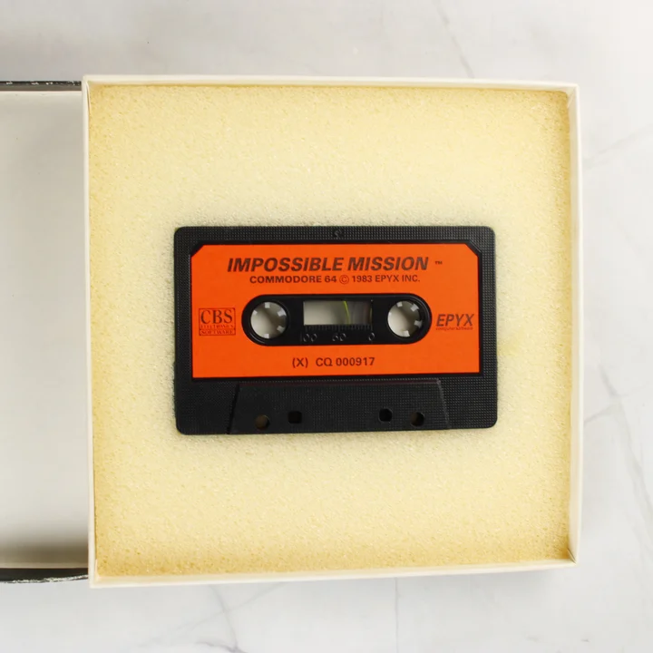 Impossible Mission kazetta a dobozban