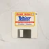 A 3,5 colos Asterix Amiga floppy lemez a gyári címkével