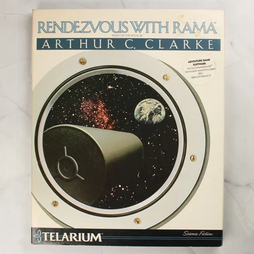 A Rendezvous with Rama Commodore 64 játék dobozának előlapja