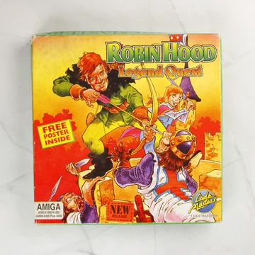 Robin Hood: Legend Quest Amiga játék dobozának előlapja