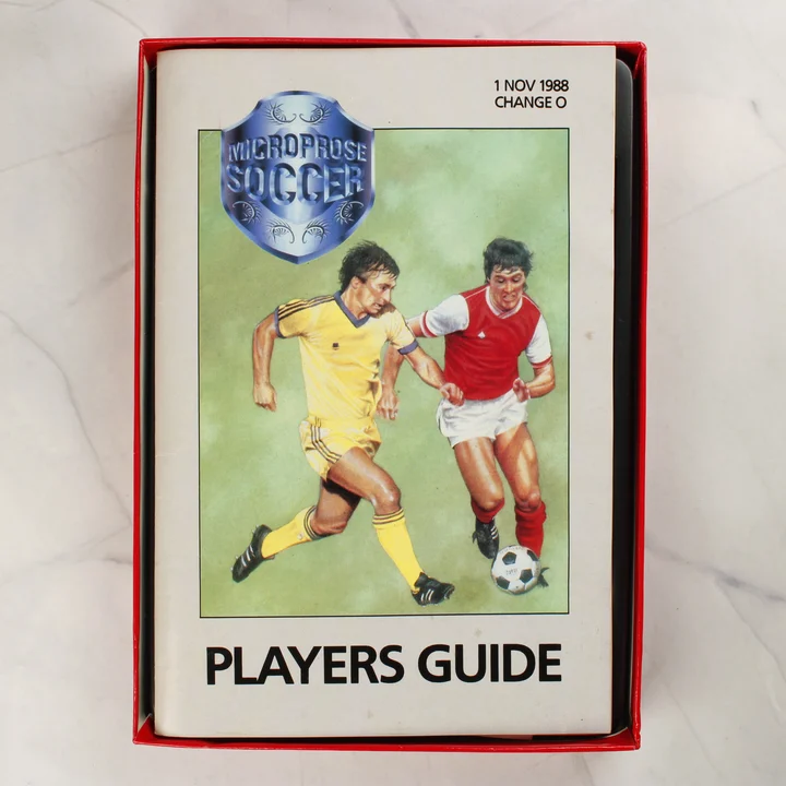 MicroProse Soccer Players Guide útmutató MicroProse Soccer Players Guide használati útmutató füzet a dobozban