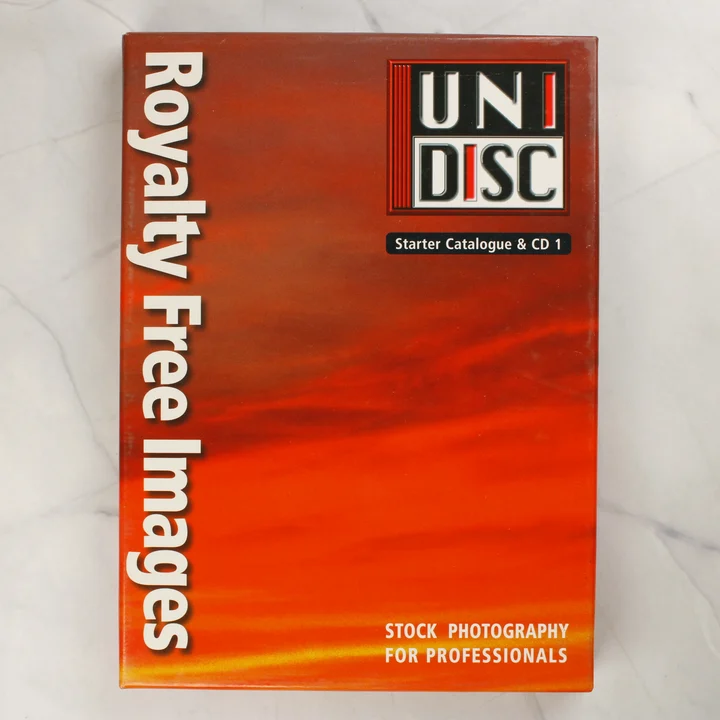 Az Unidisc Starter Catalogue & CD 1 gyűjtemény külső dobozának előlapja
