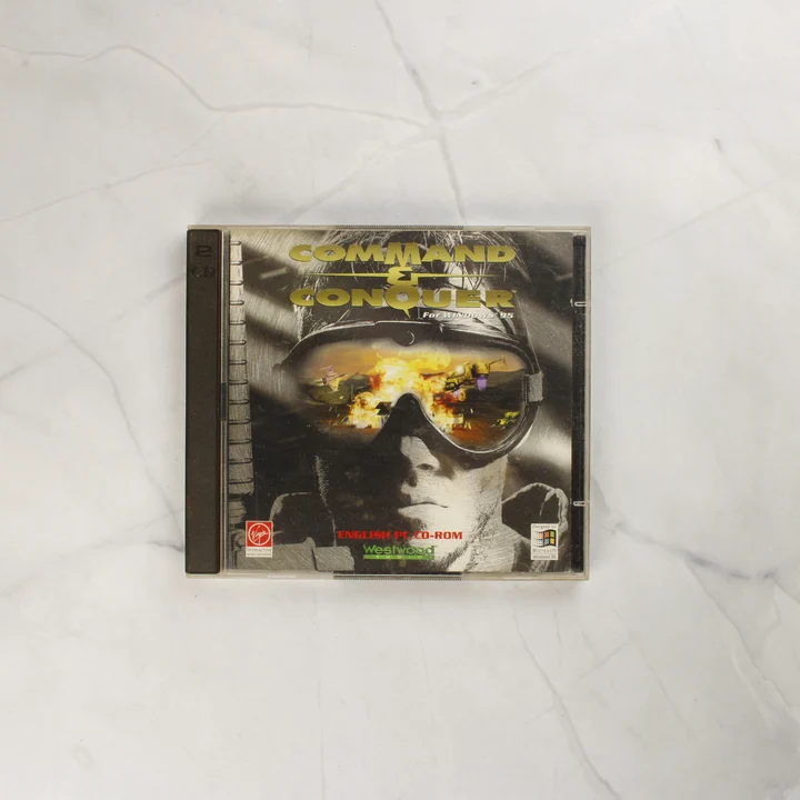 Command & Conquer CD-tok előlap Command & Conquer Windows 95 CD-tok elölnézetből