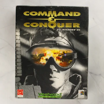 Command & Conquer Windows 95 nagy kartondobozos kiadás előlapja