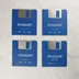 Ngy darab kék színű Puggsy Amiga floppy lemez egymás mellett