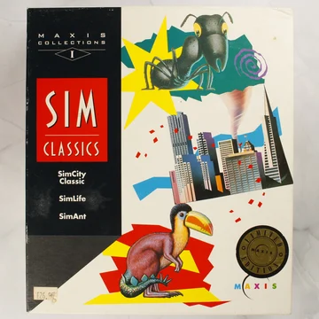 A Maxis Collections I: Sim Classics játékgyűjtemény dobozának előlapja