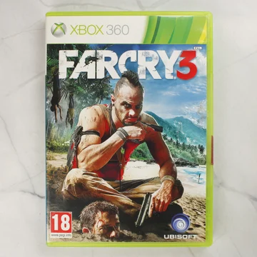 Far Cry 3 Xbox 360 videójáték tokjának előlapja