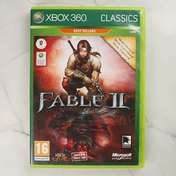 Fable II Xbox 360 Classics videójáték tokjának előlapja