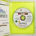A nyitott Xbox 360 tok a Final Fantasy XI Online játéklemezzel