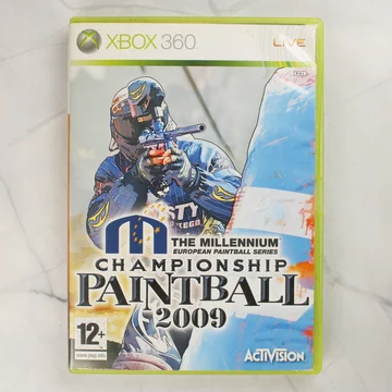 A Championship Paintball 2009 Xbox 360 videójáték tokjának előlapja