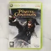 A Pirates of the Caribbean: At World's End Xbox 360 játék előlapja Jack Sparrow kapitánnyal