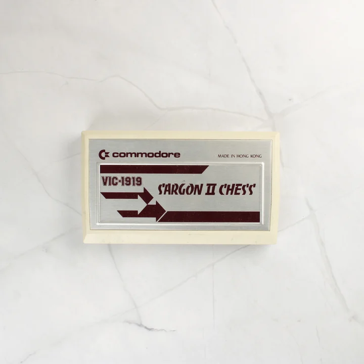 Sargon II Chess cartridge felülnézetből