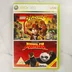 LEGO Indiana Jones és Kung Fu Panda dupla játékborító Xbox 360 tokban