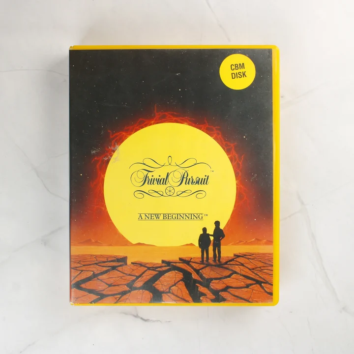 Trivial Pursuit: A New Beginning Commodore 64 játék sárga tokban