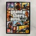 A Grand Theft Auto V PC-s kiadásának elülső kartonborítója a jellegzetes grafikával