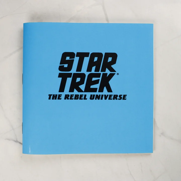 Star Trek: The Rebel Universe kék színű használati útmutató füzet