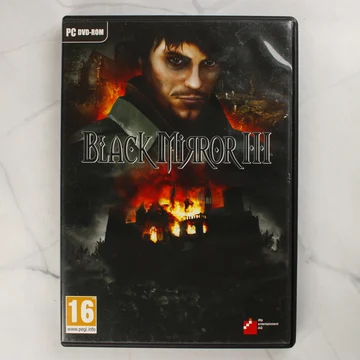 A Black Mirror III PC-s videójáték tokjának előlapja