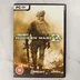 A Call of Duty: Modern Warfare 2 PC-s játék előlapi borítója a fekete műanyag tokban