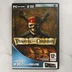 A Pirates of the Caribbean PC-s videójáték tokjának előlapja kalózkoponyás grafikával