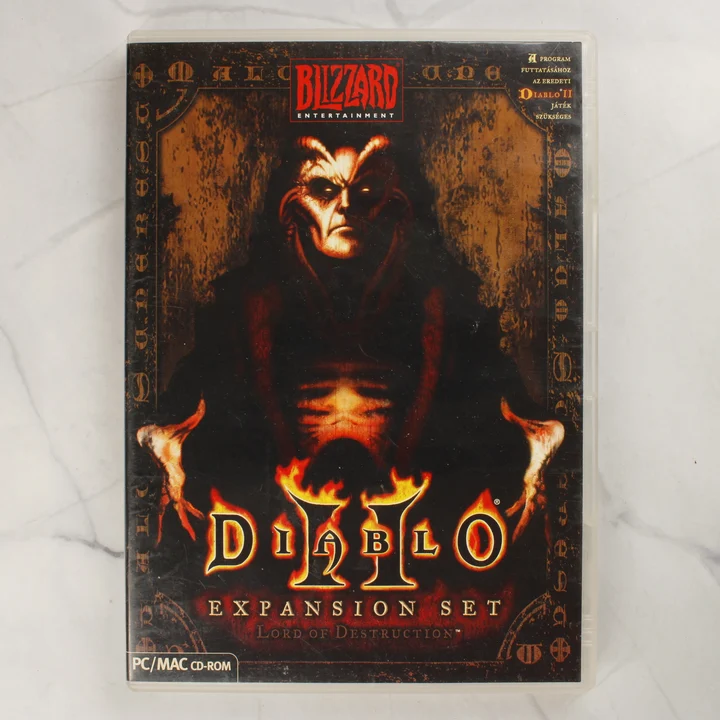 Diablo II Lord of Destruction PC játék tokjának előlapja