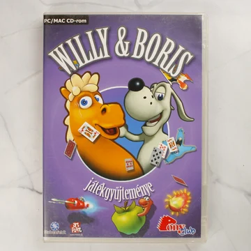 A Willy & Boris játékgyűjtemény PC/MAC CD-rom játék előlapja