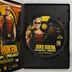 A nyitott tok a Duke Nukem: Manhattan Project CD-ROM lemezzel és a kézikönyvvel