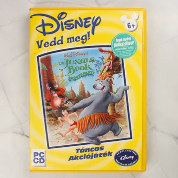 The Jungle Book Groove Party PC-s videójáték sárga tokos kiadásának előlapja