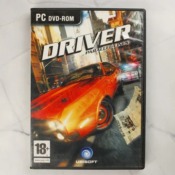 A Driver Parallel Lines PC-s videójáték tokjának előlapja