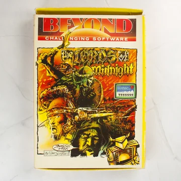 The Lords of Midnight ZX Spectrum játék dobozának hátoldala illusztrációkkal