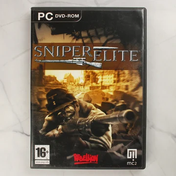 A Sniper Elite PC-s videójáték tokjának előlapja