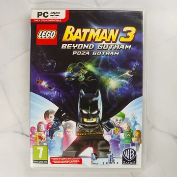 LEGO Batman 3 Beyond Gotham PC játék előlapja áttetsző tokban