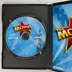 A nyitott tok a The Movies DVD-lemezzel és a kézikönyv szélével