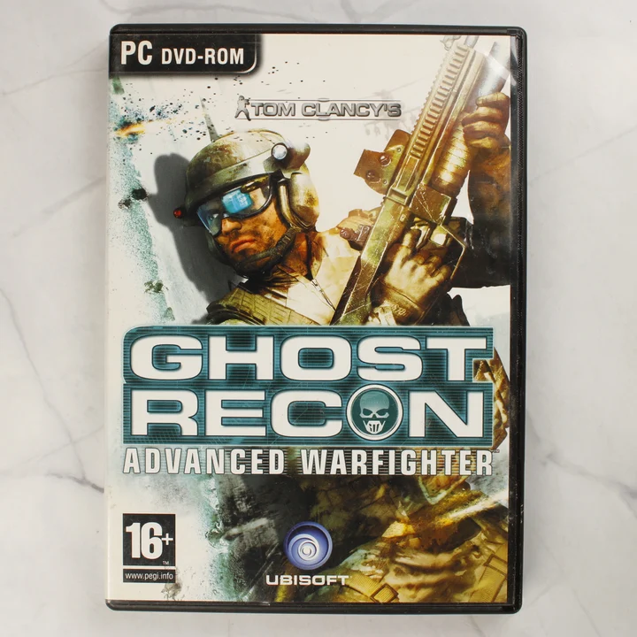 A Tom Clancy's Ghost Recon Advanced Warfighter PC játék előlapi borítója a tokban