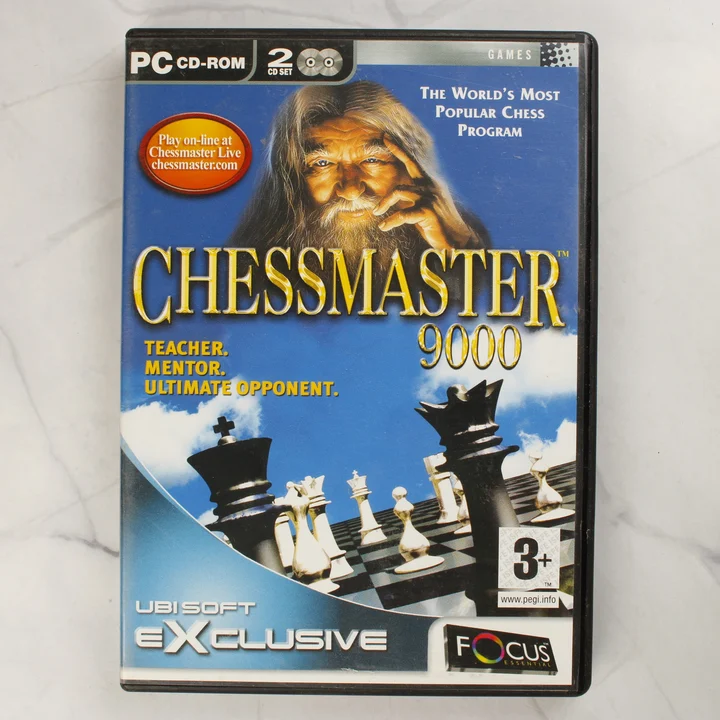 A Chessmaster 9000 PC-s videójáték tokjának előlapja